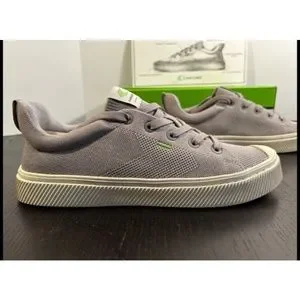 Cariuma Knit Sneakers, Size 9 Mens CARIUMA IBI Low Gray Stone Bamboo Knit Sneaker Mens Size 6  main image 4